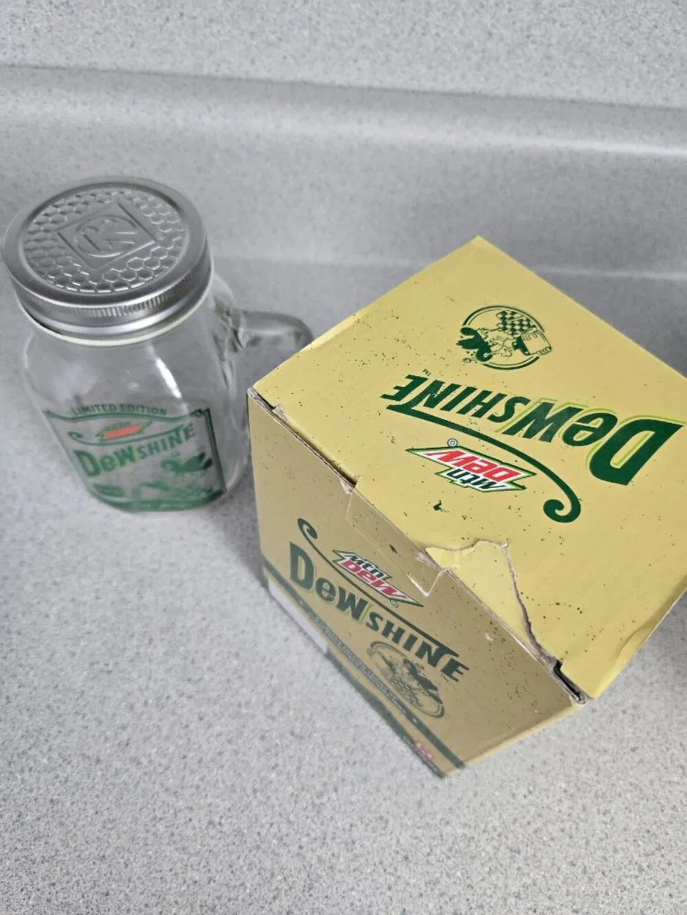 Mountain Dew Collectible Dewshine Jars 2015 Circle K Exclusive (Jar 1 & 2)
